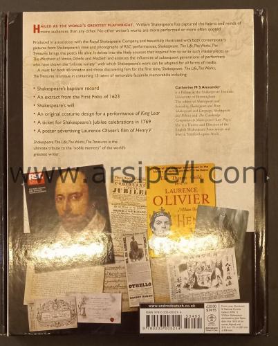 Shakespeare The Life The Works The Treasures