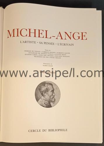 Michel Ange L'artiste sa pensée L'écrivain I-II (takım)