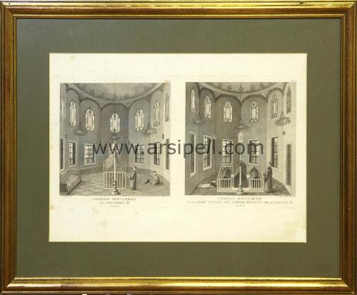 Gül Bahar Hatun Türbesi Orjinal Gravürü / Ignatius Mouradgea d’Ohsson / 1789