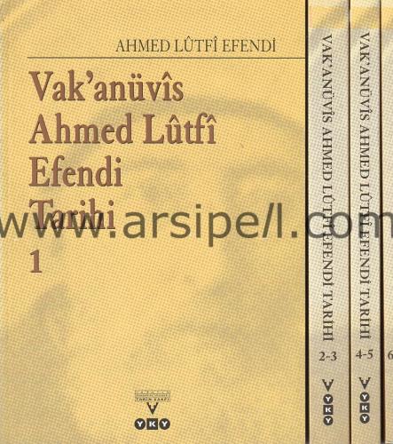 Vakanüvis Ahmed Lütfi Efendi Tarihi 8 Cilt Takım