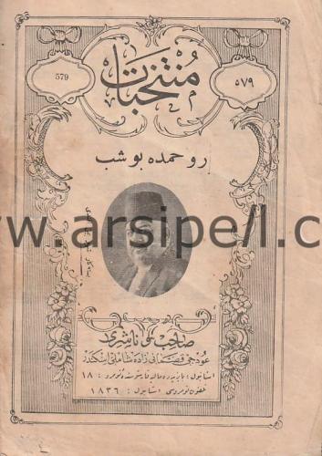 Osmanlıca - Müntehabat Sayı 579. Ruhumda Bu Şeb