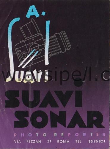 Fotoğrafçı Ali Suavi Sonar Tanıtım Broşürü (Nazım Hikmet'in Kapak İllüstratörü)