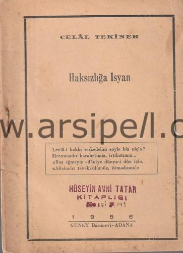 Haksızlığa İsyan