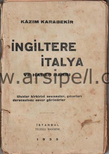 İNGİLTERE, İTALYA VE HABEŞ HARBİ
