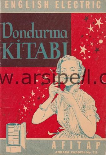 English Electric Buzdolapları Dondurma / Yemek Tarif Kitabı