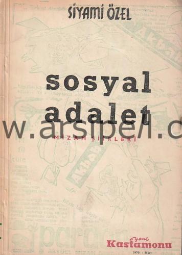 Sosyal Adalet Mizah Şiirleri (imzalı)
