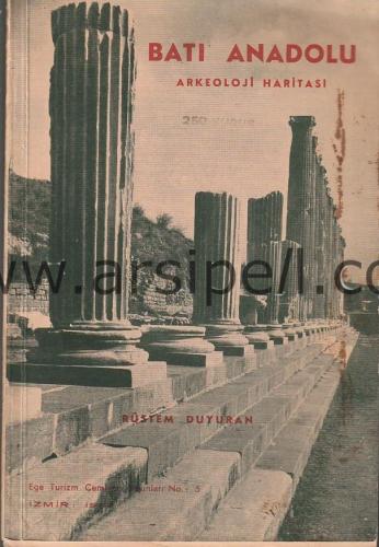 Batı Anadolu Arkeoloji Haritası (haritası mevcuttur)