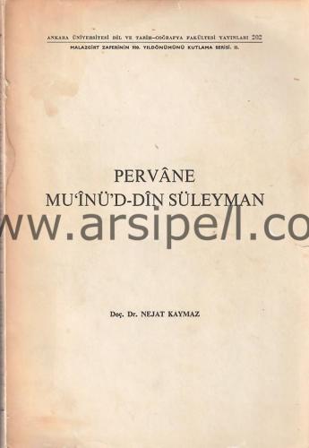 Pervane Muinüddin Süleyman