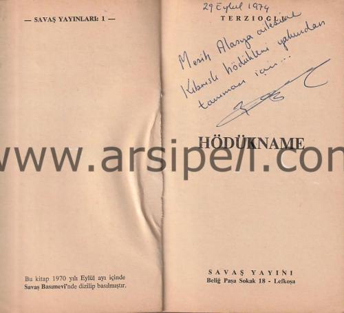 Hödükname -Taşlama Şiirleri (imzalı)