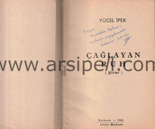 ÇAĞLAYAN RUH (imzalı)