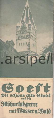 1940lar Almanya Soest Şehri Tanıtım Broşürü /Germany Soest City Brochure