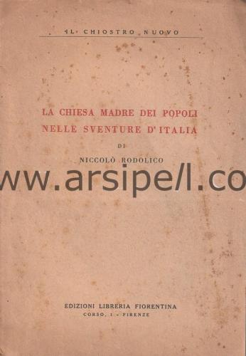 La Chiesa Madre Dei Popoli Nelle Sventure D'italia
