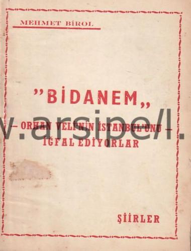 Bidanem Orhan Veli'nin İstanbul'unu İğfal Ediyorlar