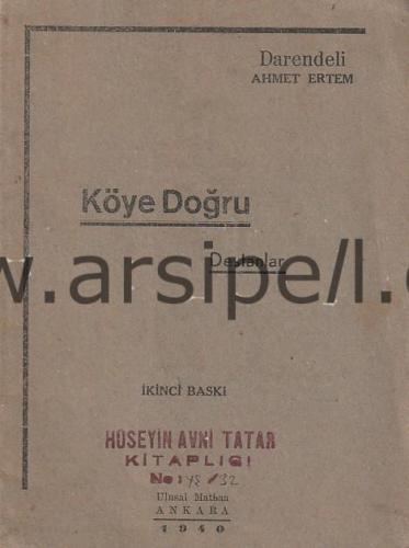 Köye Doğru Destanlar