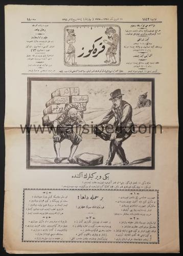 Osmanlıca Mizah Mecmuası / Karagöz No 1842