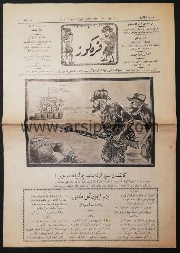 Osmanlıca Mizah Mecmuası / Karagöz No 1869