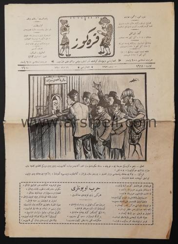 Osmanlıca Mizah Mecmuası / Karagöz No 1661