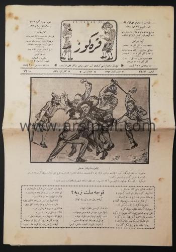Osmanlıca Mizah Mecmuası / Karagöz No 1647