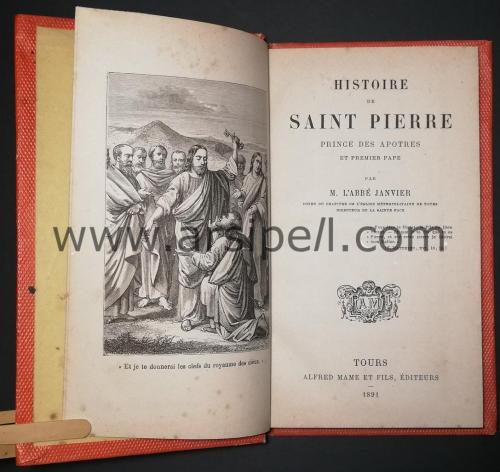 Fransızca - Histoire De Saint Pierre Prince Des Aportes Et Premier Pape
