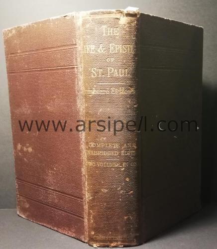 THE LIFE AND EPISTLES OF ST. PAUL cilt 1-2 (tkm)