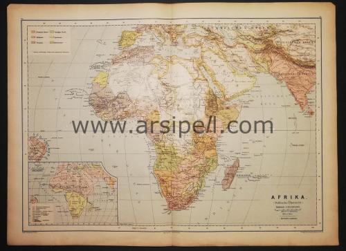 Afrika Politische Übersicht / Afrika Politik Haritası