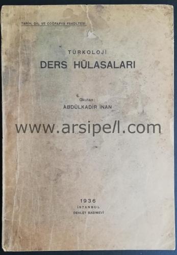 TÜRKOLOJİ DERS HÜLASALARI