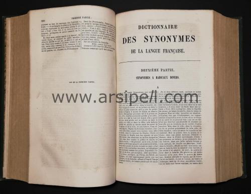 Fransızca - Eşanlamlılar Sözlüğü Dictionnaire Des Synonymes De La Lang
