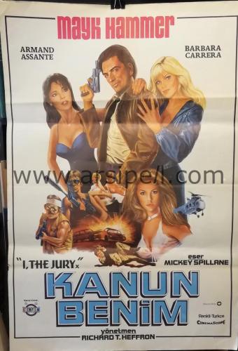 Mayk Hammer Kanun Benim / I, The Jury / 1982 Sinema Afişi