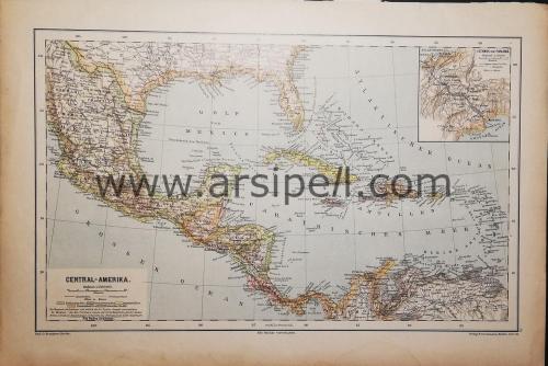 Orta Amerika Meksika Haiti Panama Harita
