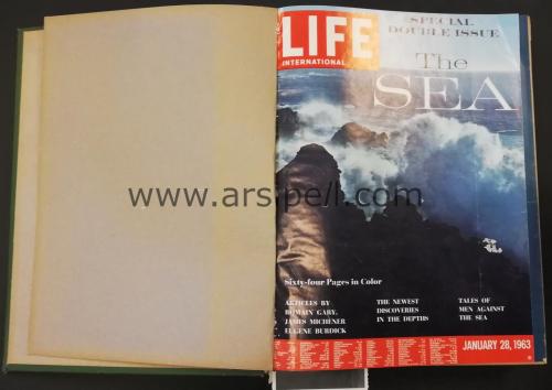 LIFE International 1963 - Volume 34 No 1-11 / Volume 35 No 1. (toplam 12 sayı)
