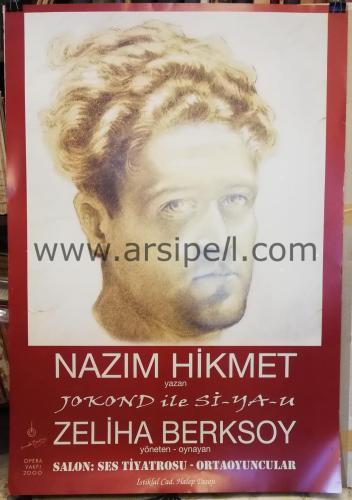 Nazım Hikmet - Jokond ile Si-Ya-U Tiyatro Afişi / Ortaoyuncular Ses Tiyatrosu -2008-