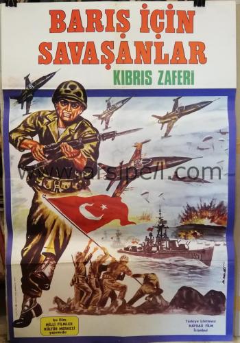Barış İçin Savaşanlar Film Posteri -1974- /Öztürk Serengil - Mine Coşkun