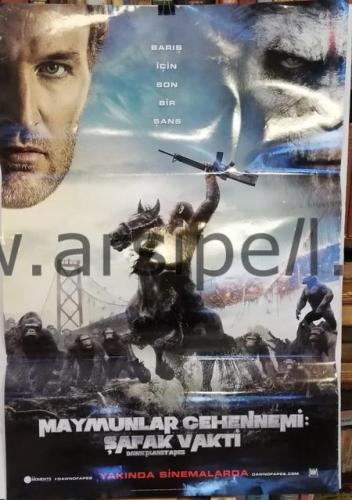Maymunlar Cehennemi: Şafak Vakti Sinema Afişi / 2004 / Dawn of the Planet of the Apes