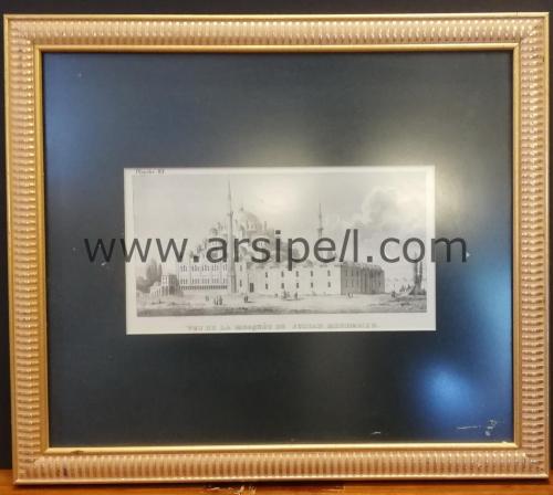 19. YY. İstanbul Fatih Camii Gravür / VUE DE LA MOSQUEE DE SULTAN MEHEMMED