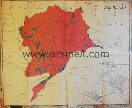 Osmanlıca Şark-i Trakya Haritası