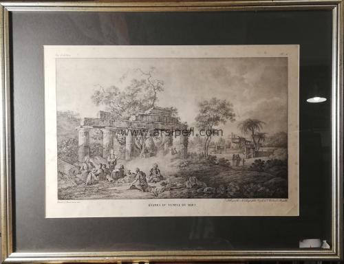 Gouffier / Ruines Du Temple De Mars 1842