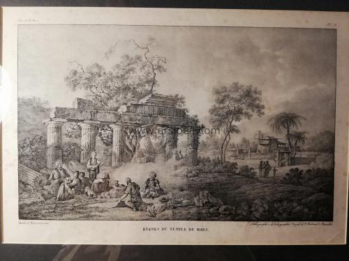 Gouffier / Ruines Du Temple De Mars 1842