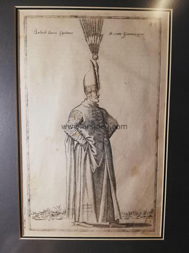 Baluch Bassi Capitano di cento Giannizzeri / Yeniçeri Bölük başı 1580