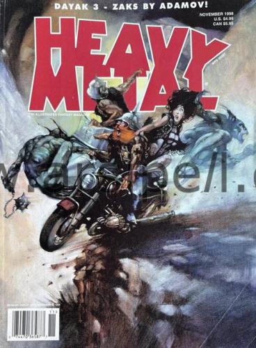 Heavy Metal The Illustrated Fantasy Magazine November 1998