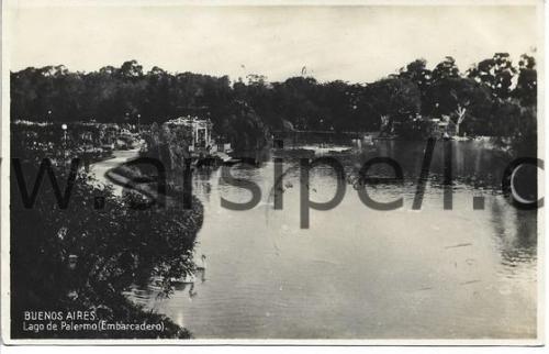 Arjantin Buenos Aires Lago de Palermo (Embarcadero) Kartpostal