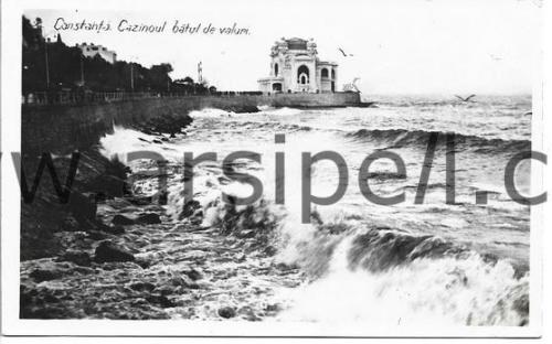 Köstence Gazino Binası Yabancı Şehir Kartpostal