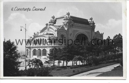 Köstence Gazino Binası Yabancı Şehir Kartpostal