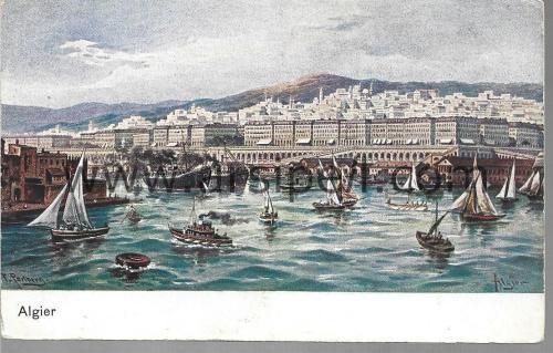 Cezayir Algier Yabancı Şehir Kartpostal
