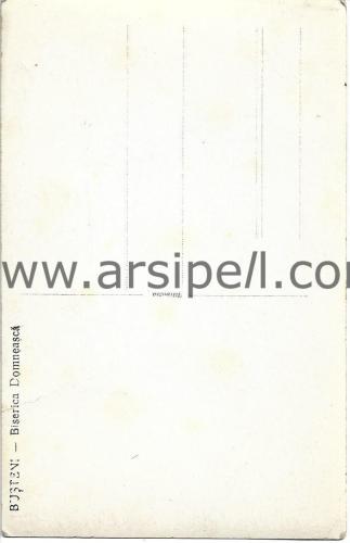 Romanya Buşteni Biserica Domneaşca Yabancı Şehir Kartpostalı