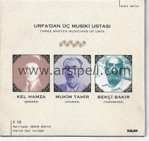 Urfadan Üç Musiki Ustası (2 Cd+Kitap) Kel Hamza , Muhim Tahir, Bekçi Bakır