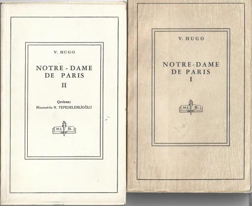 NOTRE DAME DE PARIS 2 cilt takım